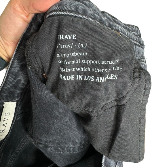 Trave | Berit Relaxed Straight Cuffed Jeans in Night Fever 26 - Picture 8 of 13